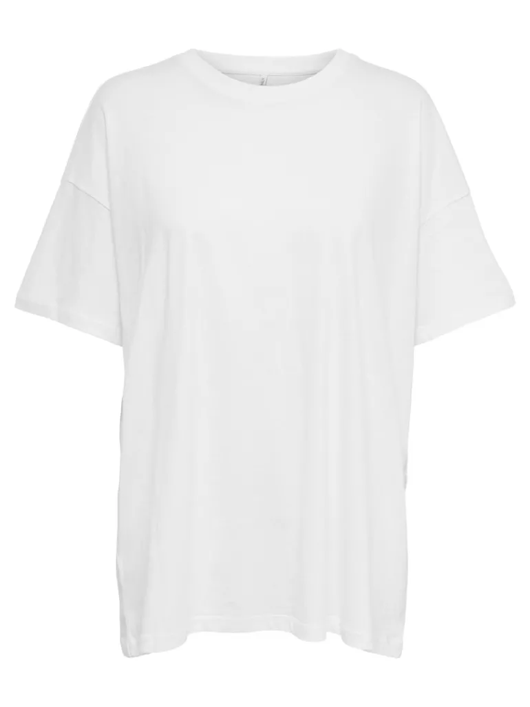ONLAYA LIFE S/S OVERSIZED TOP JRS white