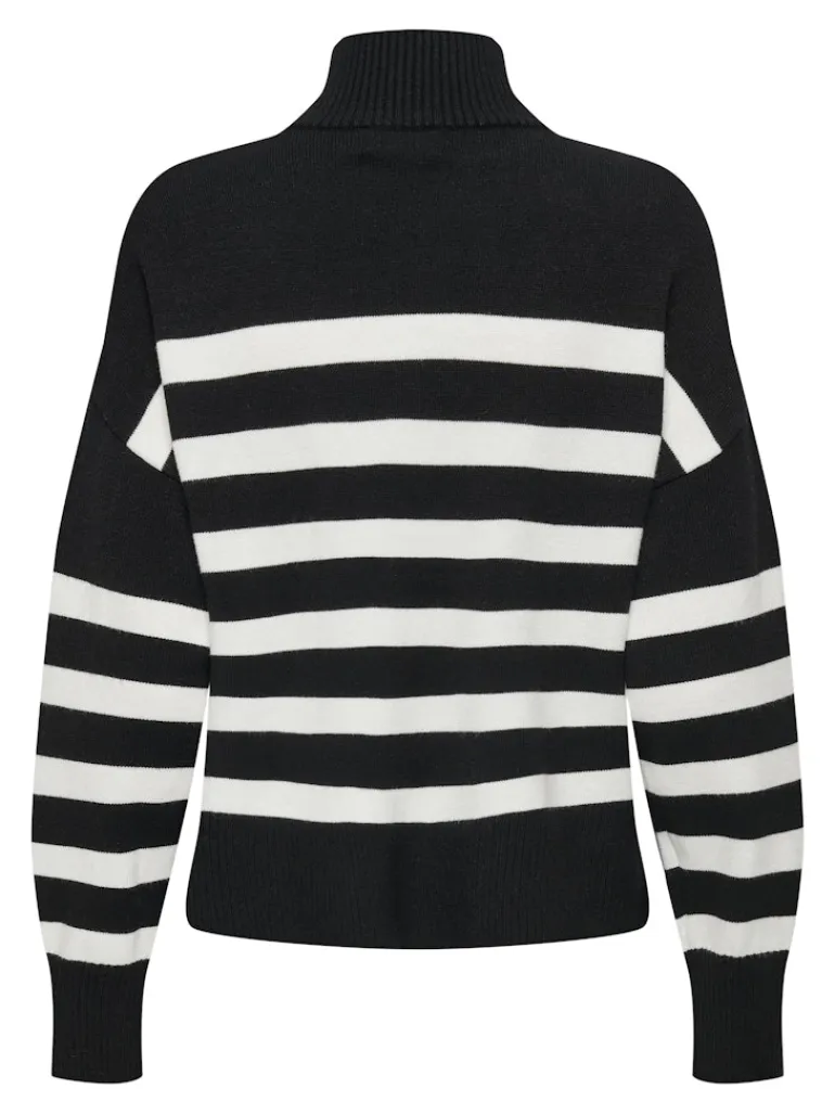ONLBARIA LS HIGHNECK CC KNT black