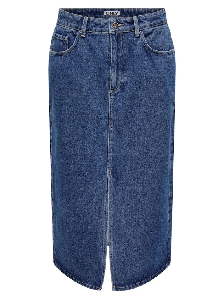 ONLBIANCA MIDI SKIRT DNM REA NOOS medium blue denim