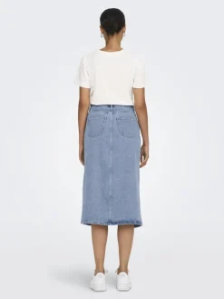 ONLBIANCA MIDI SKIRT DNM REA NOOS light blue denim