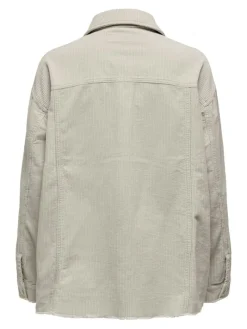 ONLBITTEN CORD SHACKET PNT NOOS silver lining