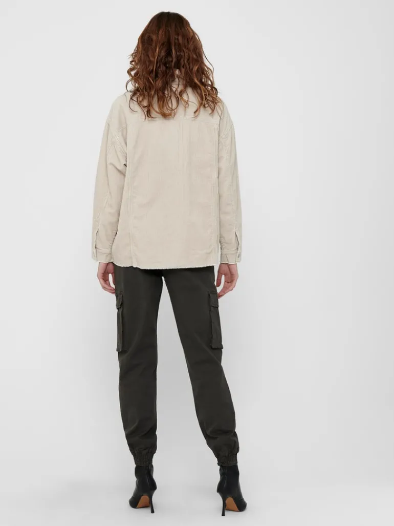 ONLBITTEN CORD SHACKET PNT NOOS silver lining