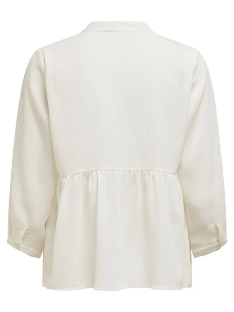 ONLBLOOM 3/4 TOP NOOS WVN cloud dancer