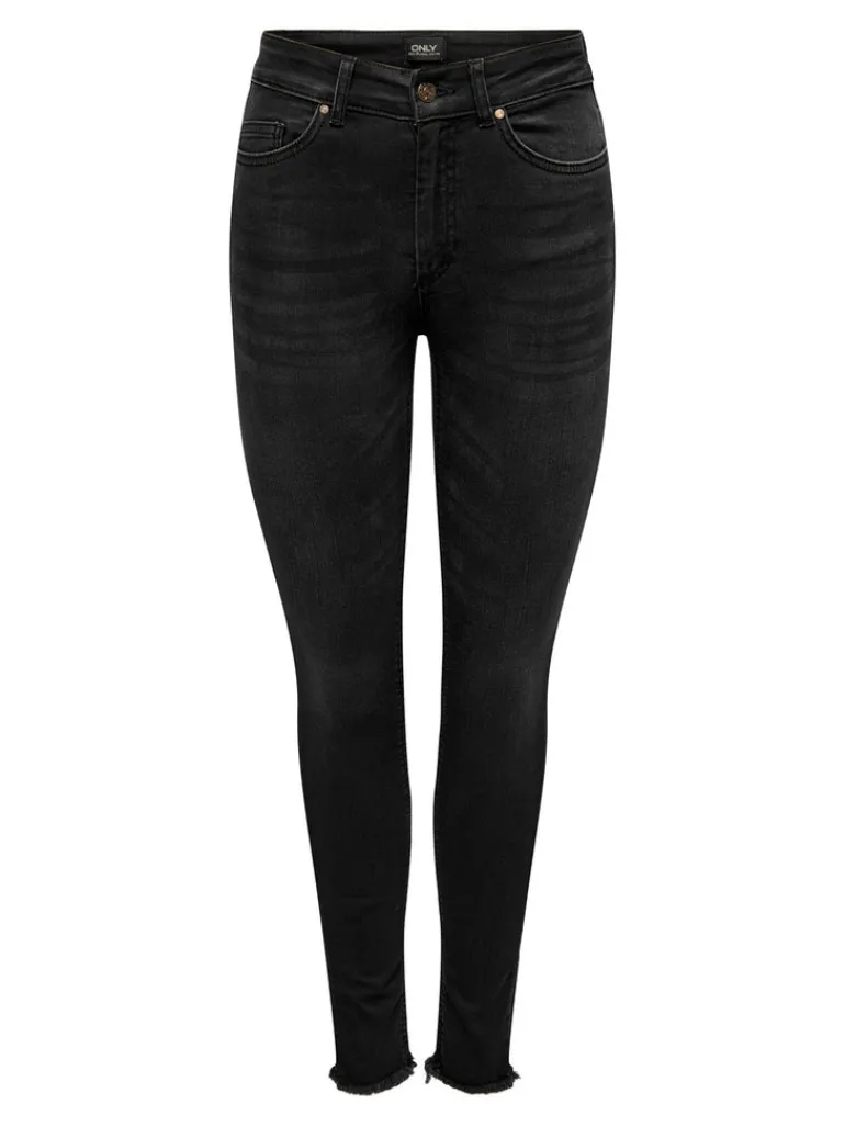 ONLBLUSH HW SK ANK RW DNM REA005 washed black