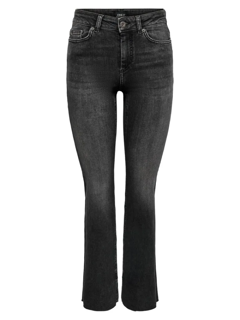 ONLBLUSH HW SLIT FLR RW DNM REA109 NOOS black denim