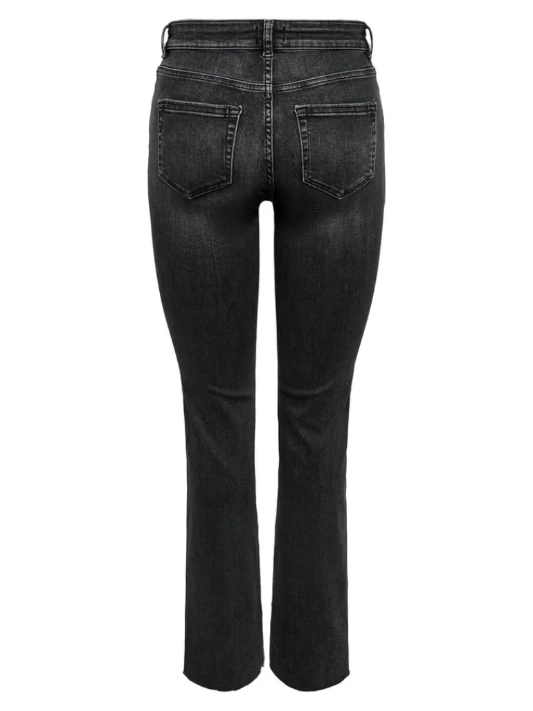 ONLBLUSH HW SLIT FLR RW DNM REA109 NOOS black denim