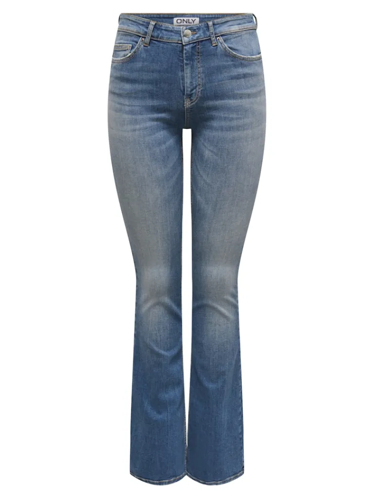 ONLBLUSH MID FLARED DNM DOT741 NOOS medium blue denim