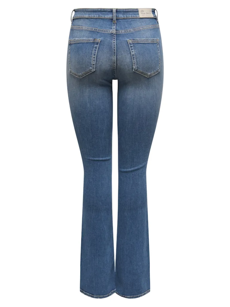 ONLBLUSH MID FLARED DNM DOT741 NOOS medium blue denim