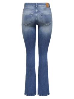 ONLBLUSH MID FLARED DNM REA1319 NOOS medium blue denim
