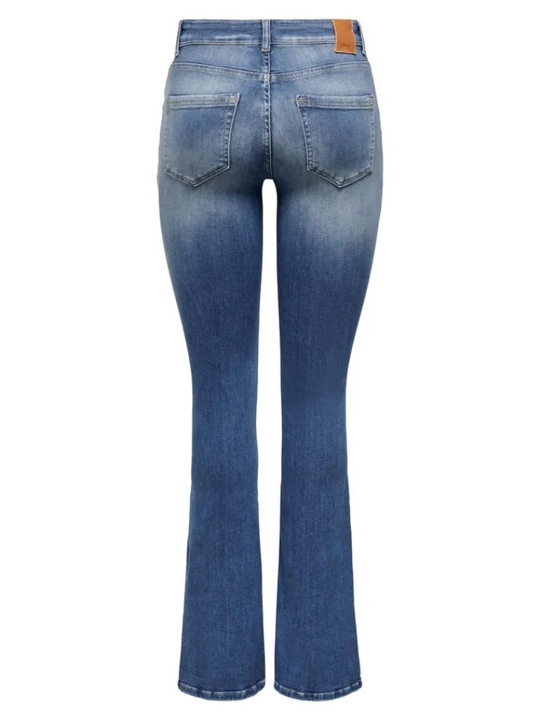 ONLBLUSH MID FLARED DNM REA1319 NOOS medium blue denim