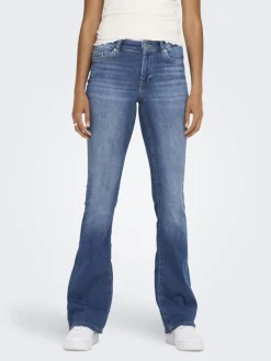 ONLBLUSH MID FLARED DNM REA1319 NOOS medium blue denim