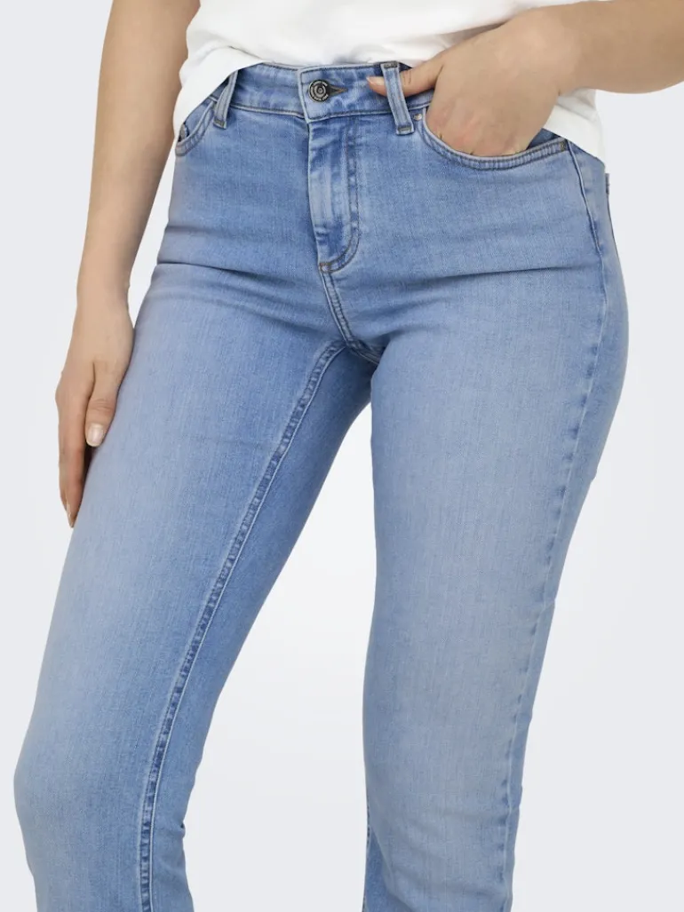 ONLBLUSH MID FLARED DNM TAI198 NOOS special bright blue denim