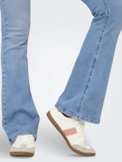 ONLBLUSH MID FLARED DNM TAI198 NOOS special bright blue denim