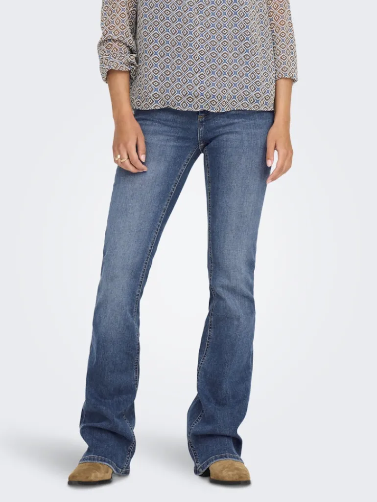 ONLBLUSH MID FLARED DNM TAI305 NOOS medium blue denim