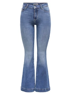 ONLBLUSH MID RETROFLARED DNM DIA550 NOOS medium blue denim