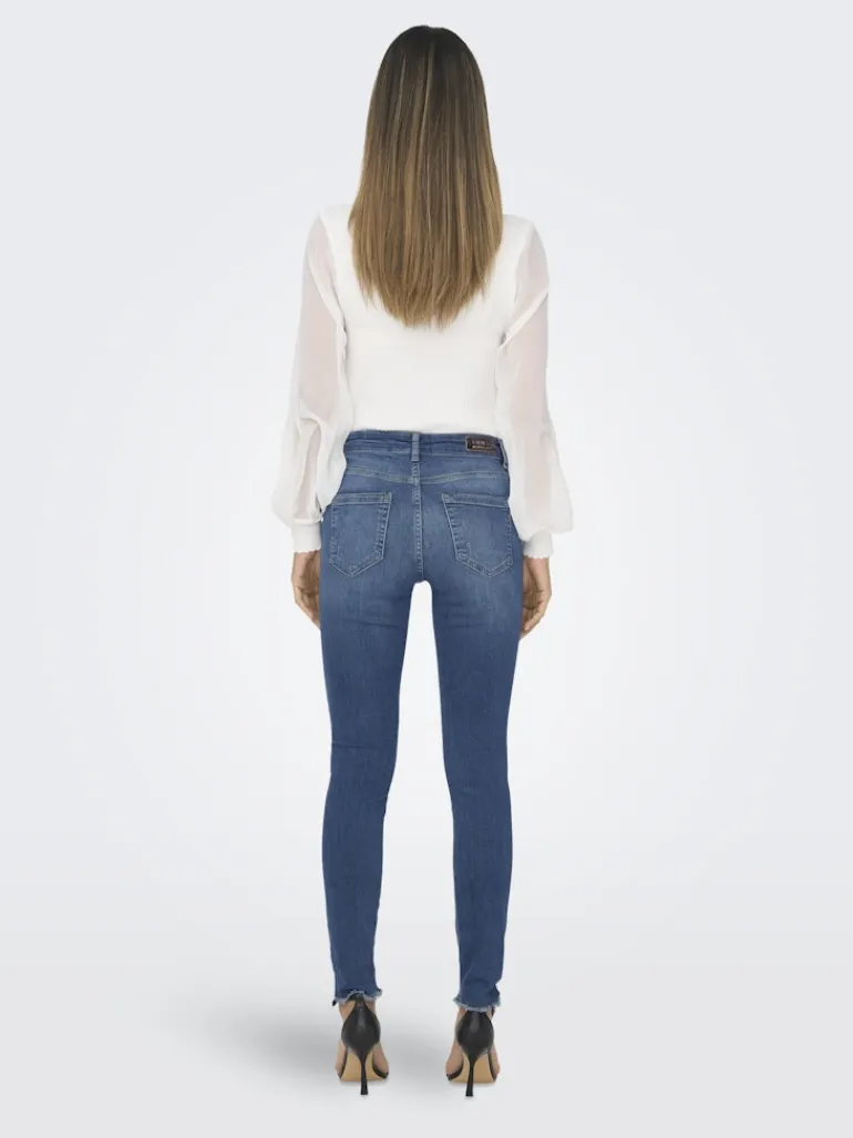 ONLBLUSH MID SK AK RW DT DNM REA221 NOOS dark medium blue denim