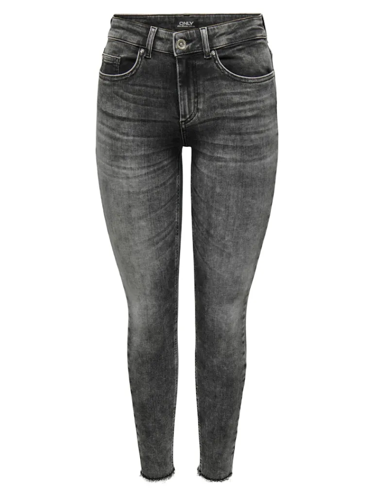 ONLBLUSH MID SK ANKLE RW DNM DOT227 NOOS dark grey denim
