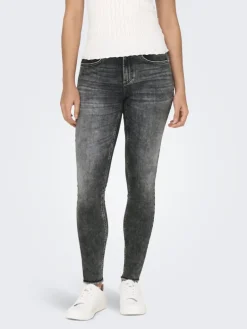 ONLBLUSH MID SK ANKLE RW DNM DOT227 NOOS dark grey denim