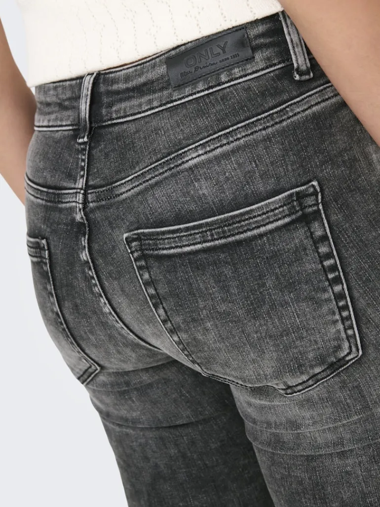 ONLBLUSH MID SK ANKLE RW DNM DOT227 NOOS dark grey denim