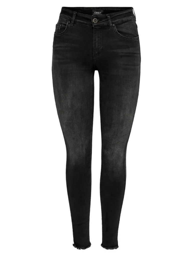 ONLBLUSH MID SK ANK RW DNM REA1099 NOOS black denim
