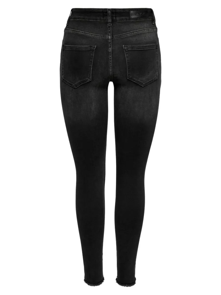 ONLBLUSH MID SK ANK RW DNM REA1099 NOOS black denim