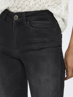 ONLBLUSH MID SK ANK RW DNM REA1099 NOOS black denim