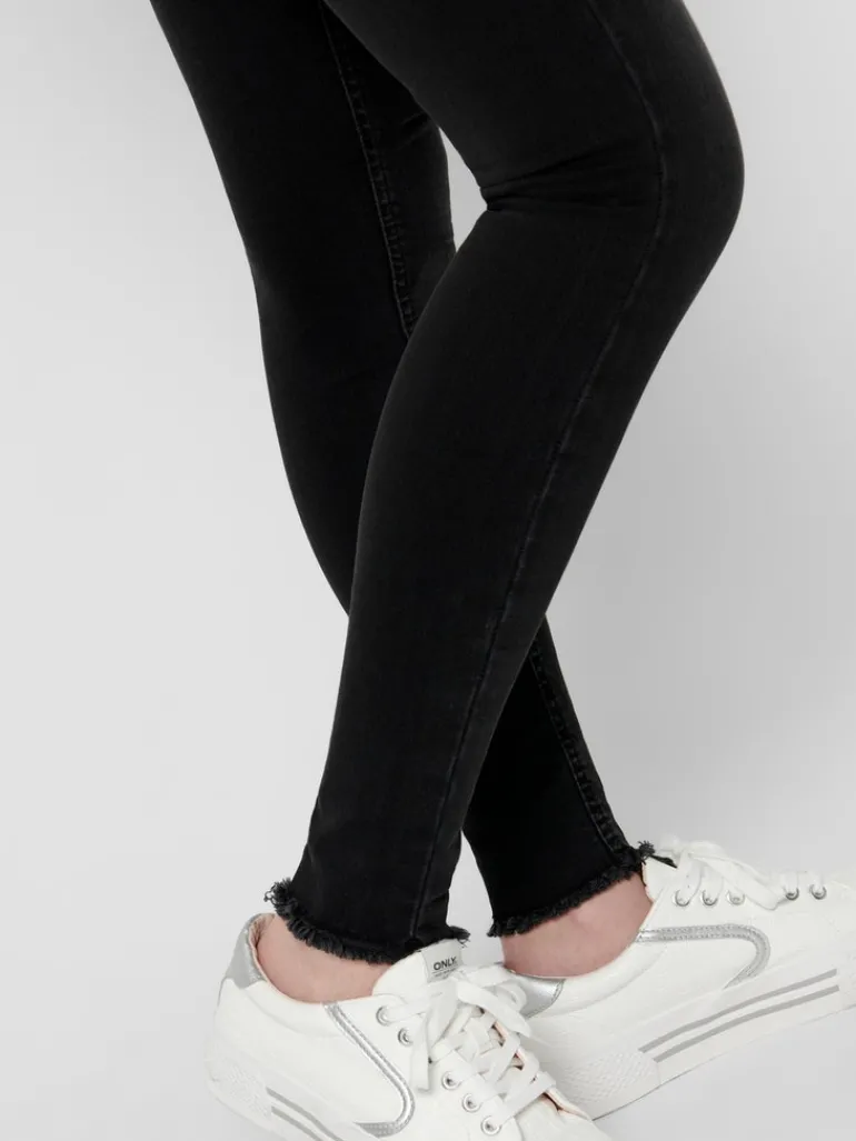 ONLBLUSH MID SK ANK RW DNM REA1099 NOOS black denim