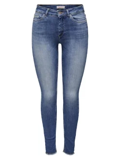ONLBLUSH MID SK ANK RW DNM REA1319 NOOS medium blue denim