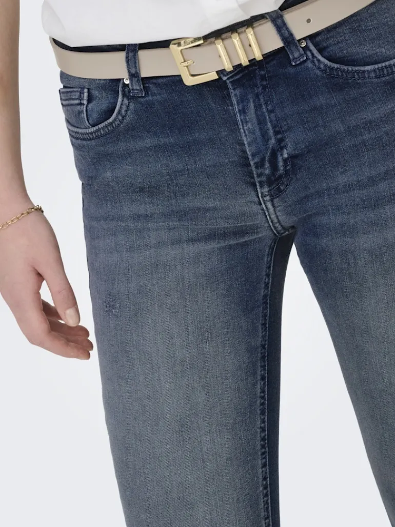 ONLBLUSH MID SK ANK RW DNM REA422 NOOS special blue grey denim
