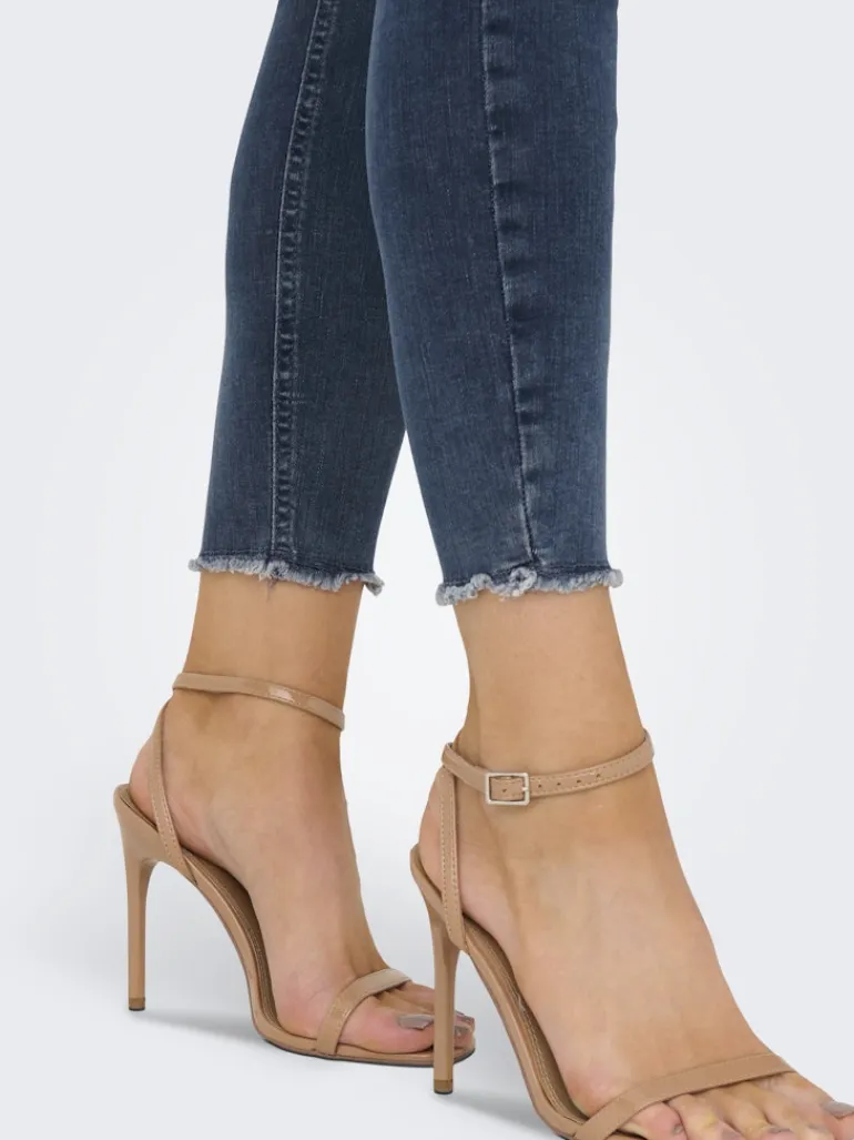 ONLBLUSH MID SK ANK RW DNM REA422 NOOS special blue grey denim