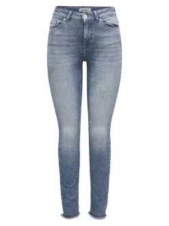 ONLBLUSH MID SK ANK RW DNM REA158 special blue grey denim