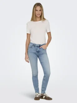 ONLBLUSH MID SKIN ANK RW DNM CRO349 NOOS light medium blue denim