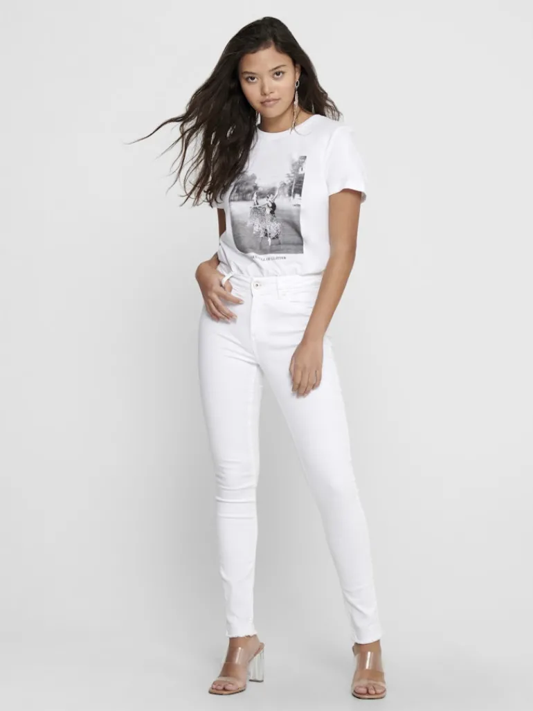 ONLBLUSH MID SK RW ANK DNM REA0730 NOOS white