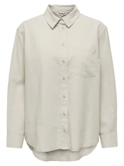 ONLBRUXELLES L/S LIN BL SHIRT PNT NOOS moonbeam