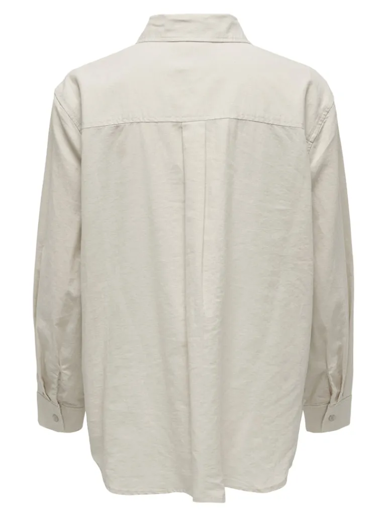 ONLBRUXELLES L/S LIN BL SHIRT PNT NOOS moonbeam