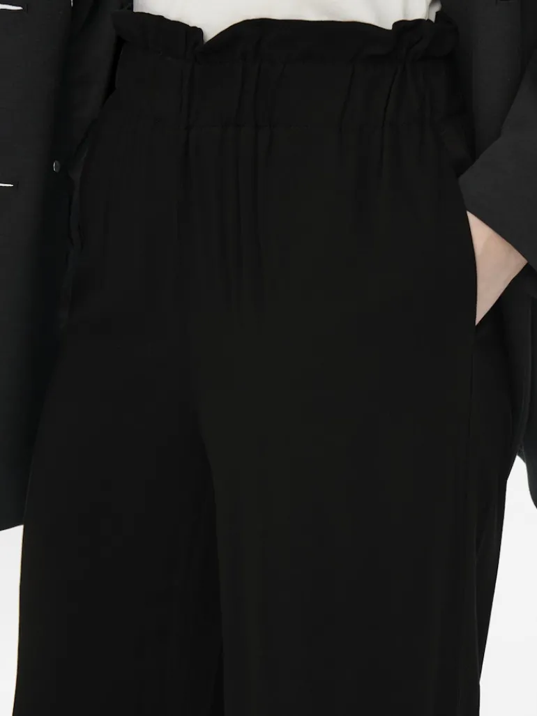 ONLCALY LIFE HW PB WIDE CROP PNT NOOS black