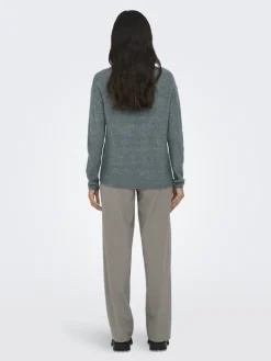 ONLCAMILLA O-NECK L/S PULLOVER NOOS KNT balsam green