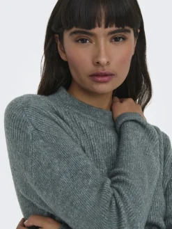 ONLCAMILLA O-NECK L/S PULLOVER NOOS KNT balsam green