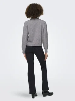 ONLCAMILLE BASIC L/S CARDIGAN KNT NOOS medium grey melange