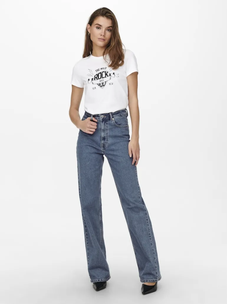 ONLCAMILLE EX HW WIDE DNM NOOS medium blue denim