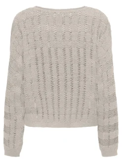 ONLCAPRI LS O-NECK CC KNT pumice stone