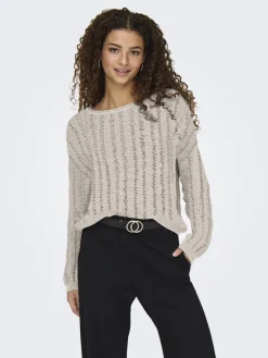 ONLCAPRI LS O-NECK CC KNT pumice stone