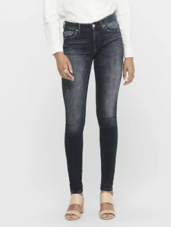 ONLCARMEN LIFE REG SKINNY BB REA282A blue black denim