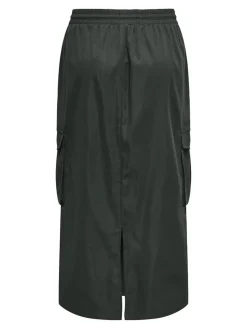 ONLCASHI CARGO LONG SKIRT WVN NOOS raven