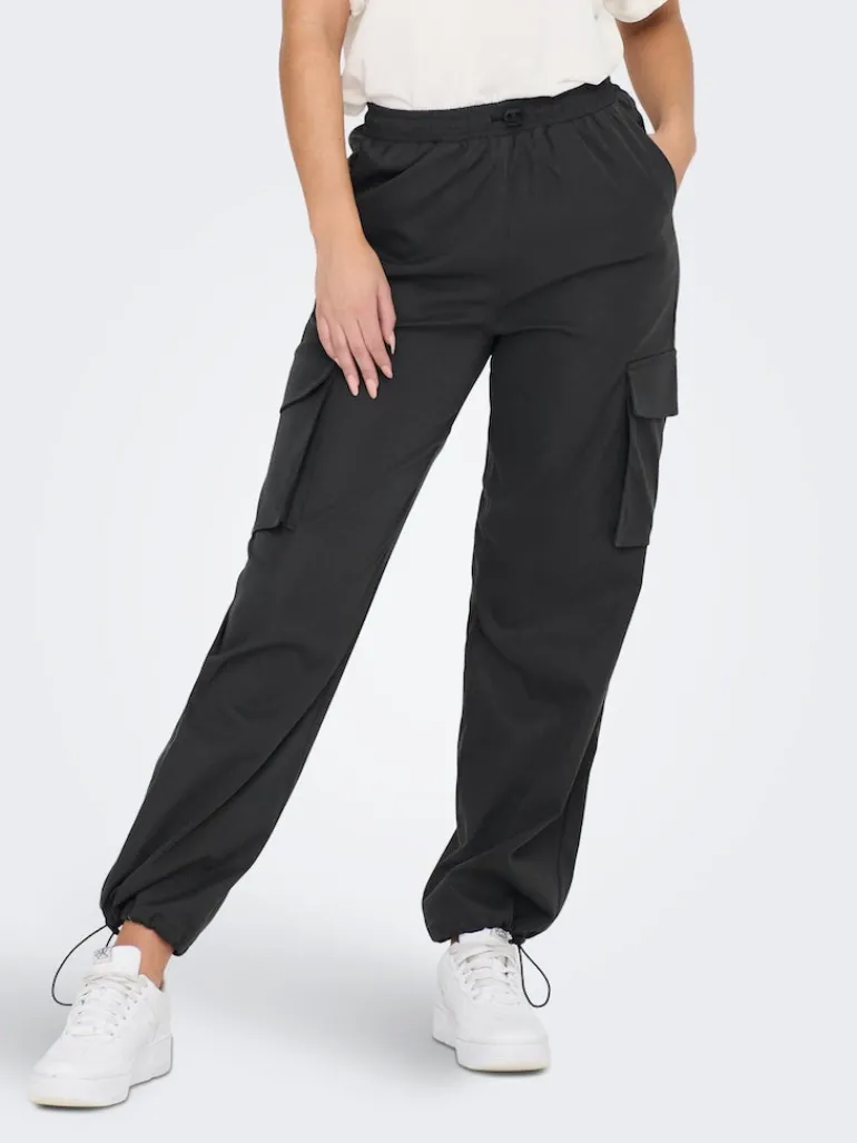 ONLCASHI CARGO PANT WVN NOOS raven