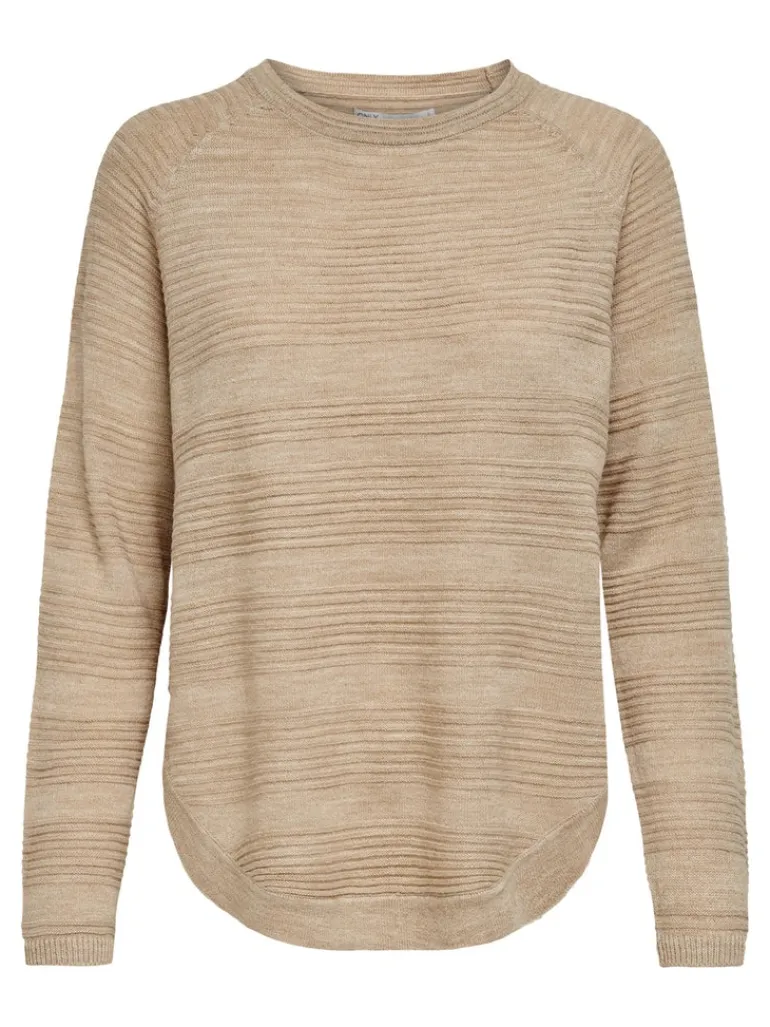 ONLCAVIAR LS PULLOVER CS KNT humus