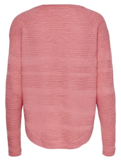 ONLCAVIAR LS PULLOVER CS KNT tea rose