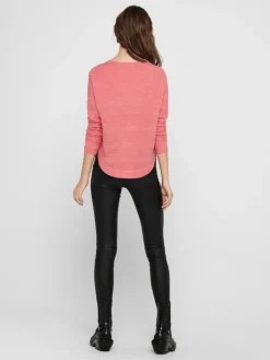 ONLCAVIAR LS PULLOVER CS KNT tea rose