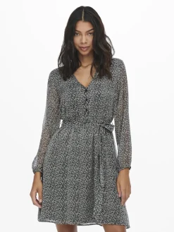 ONLCERA LIFE 3/4 SHORT DRESS WVN NOOS black 10