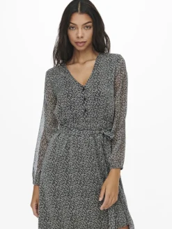 ONLCERA LIFE 3/4 SHORT DRESS WVN NOOS black 10